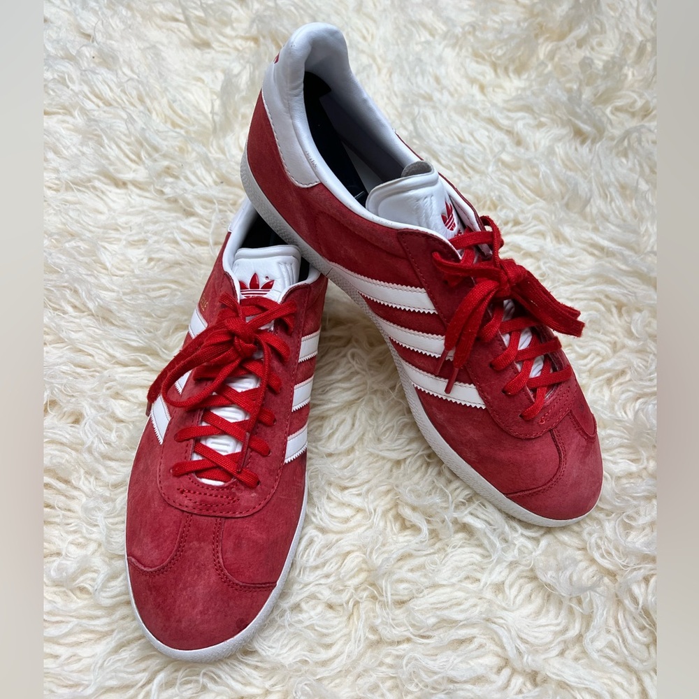 Red Adidas Gazelle Size 11
